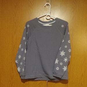 Women's Snowflake Pajama Fleece Set W/ Pockets